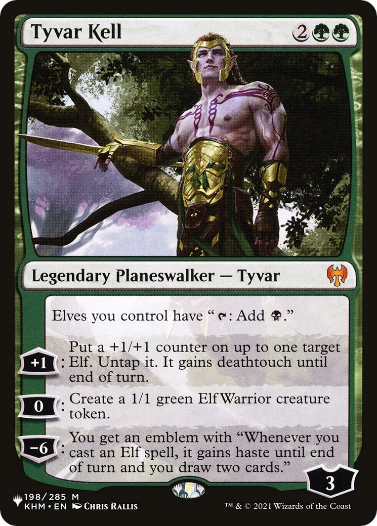 Tyvar Kell - 198/285 - (The List Reprints)