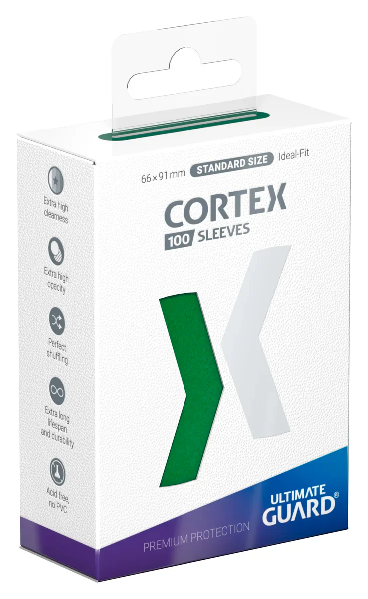 Ultimate Guard: Cortex - Green Standard Size Card Sleeves (100)