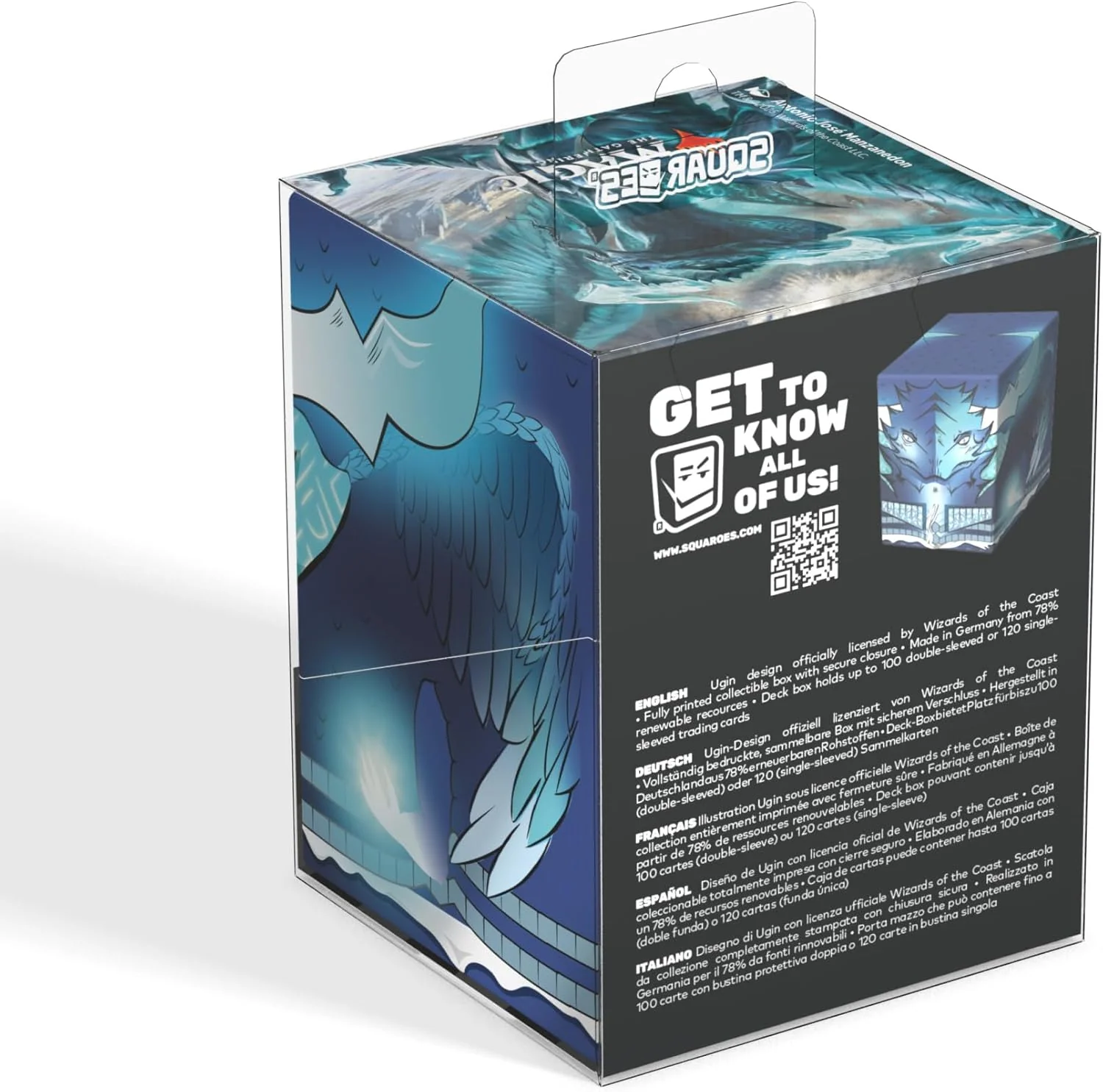Ultimate Guard Deck Box: Squaroes - MTG Tarkir Dragonstorm - Ugin - Image 5