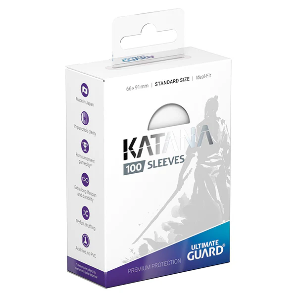 Ultimate Guard: Katana - Card Sleeves Standard Transparent (100ct)