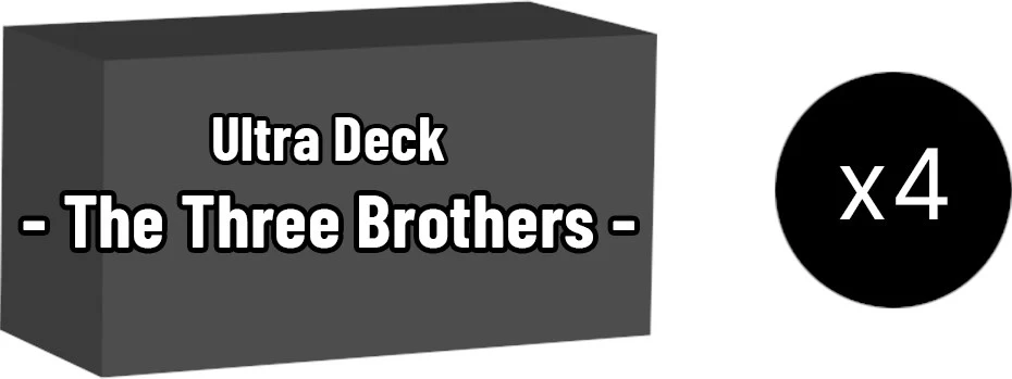 Ultra Deck: The Three Brothers Display Case [ST-13]