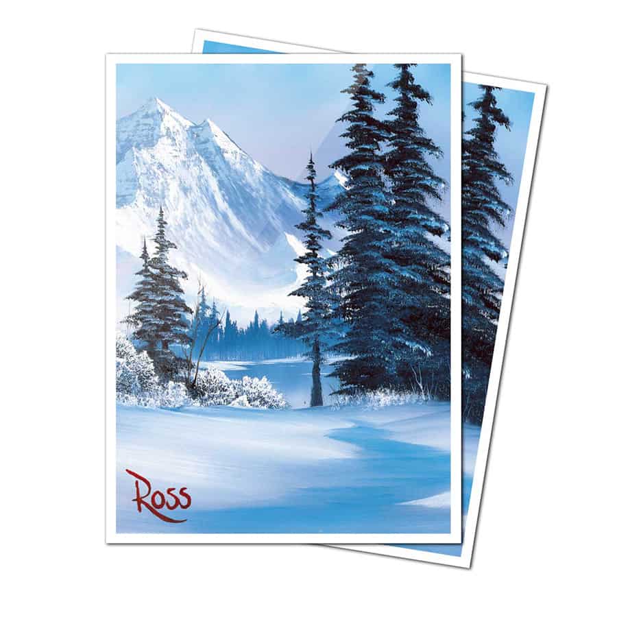 Ultra Pro Apex Card Sleeves: Bob Ross - Winter Paradise (105-pack) - Image 2