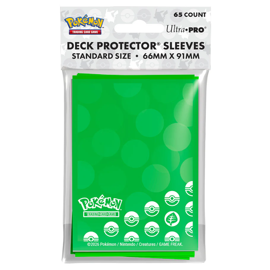 Ultra Pro - Pokemon Grass Standard Card Sleeves (65ct)