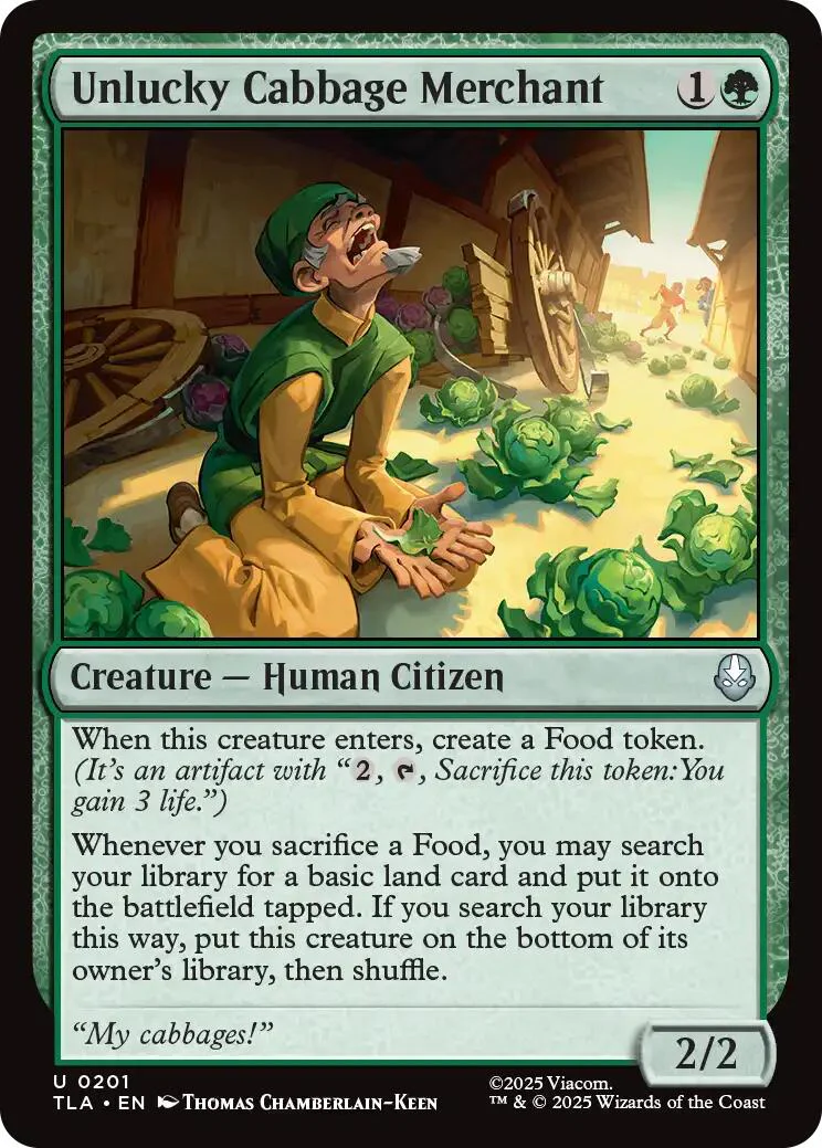 Unlucky Cabbage Merchant - 201 - (Avatar: The Last Airbender)