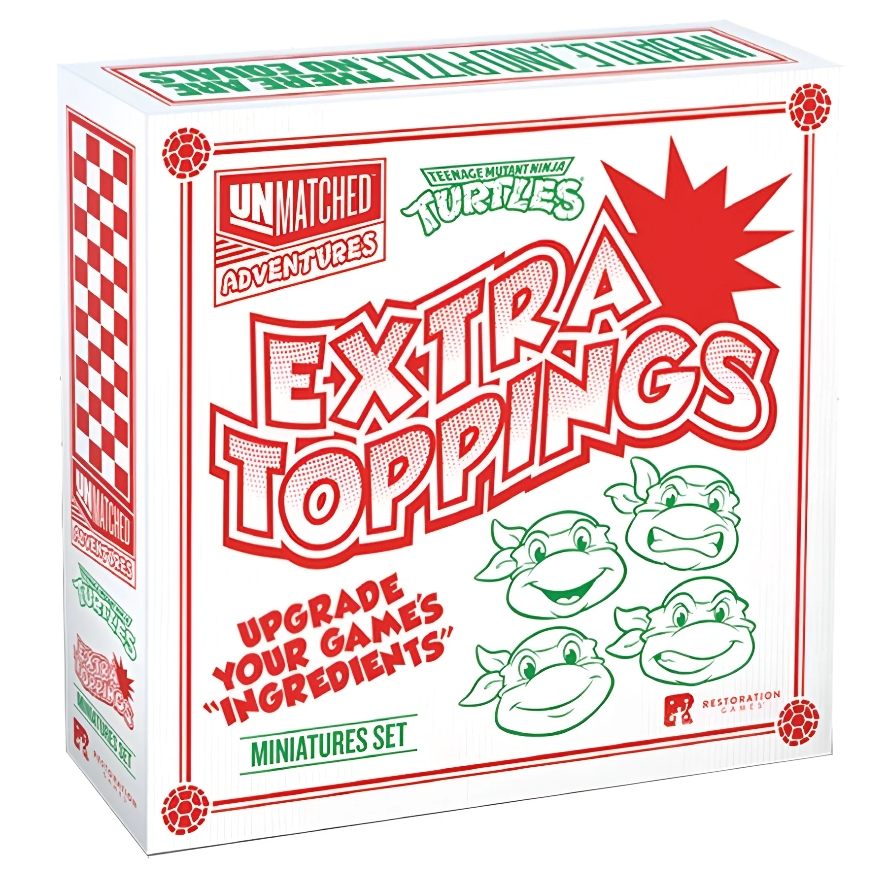 Unmatched Adventures: Teenage Mutant Ninja Turtles: Extra Toppings Miniatures Pack