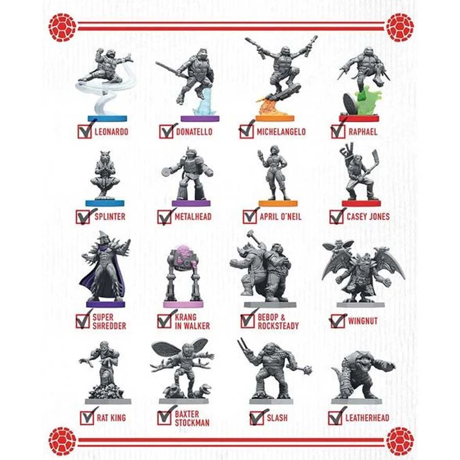 Unmatched Adventures: Teenage Mutant Ninja Turtles: Extra Toppings Miniatures Pack - Image 2
