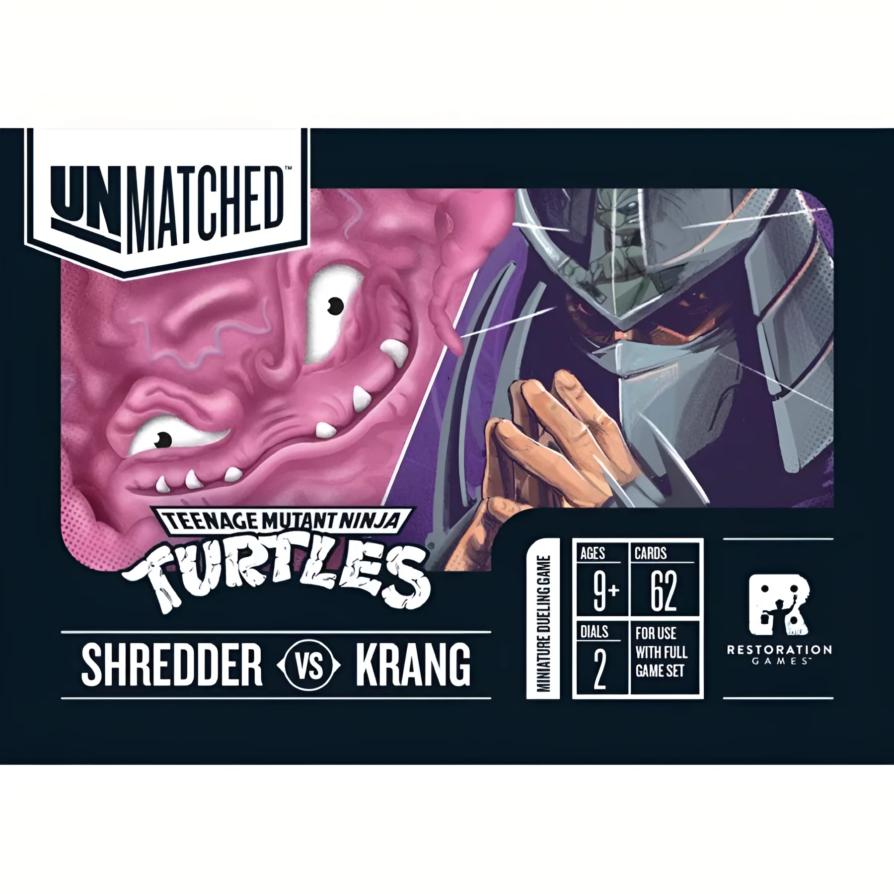 Unmatched Adventures: Teenage Mutant Ninja Turtles: Shredder and Krang Hero Deck