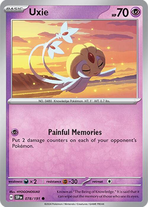 Uxie - 078/191 - (SV08: Surging Sparks)