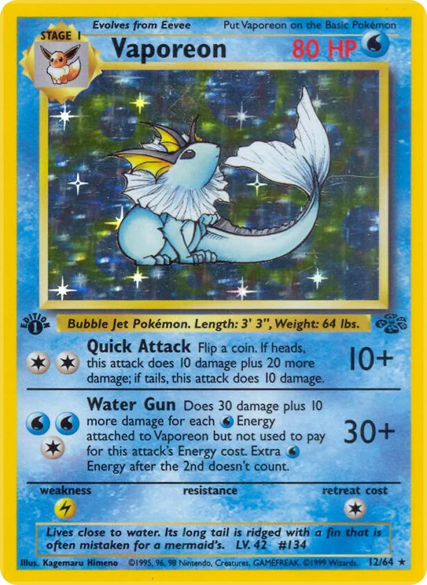 Vaporeon (12) - 12/64 - (Jungle)