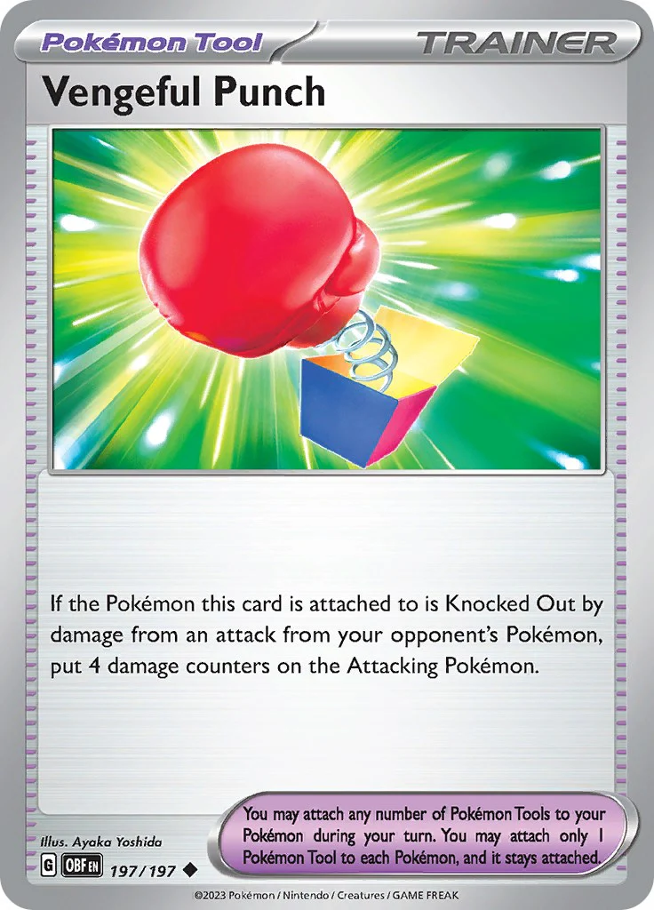 Vengeful Punch - 197/197 - (SV03: Obsidian Flames)