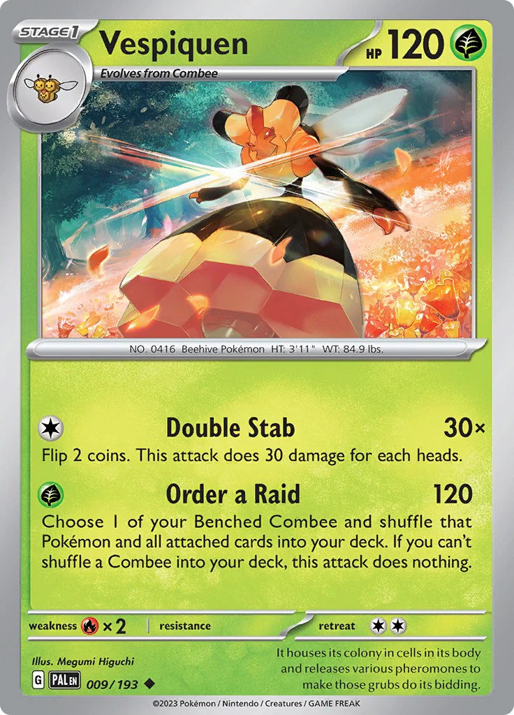 Vespiquen - 009/193 - (SV02: Paldea Evolved)