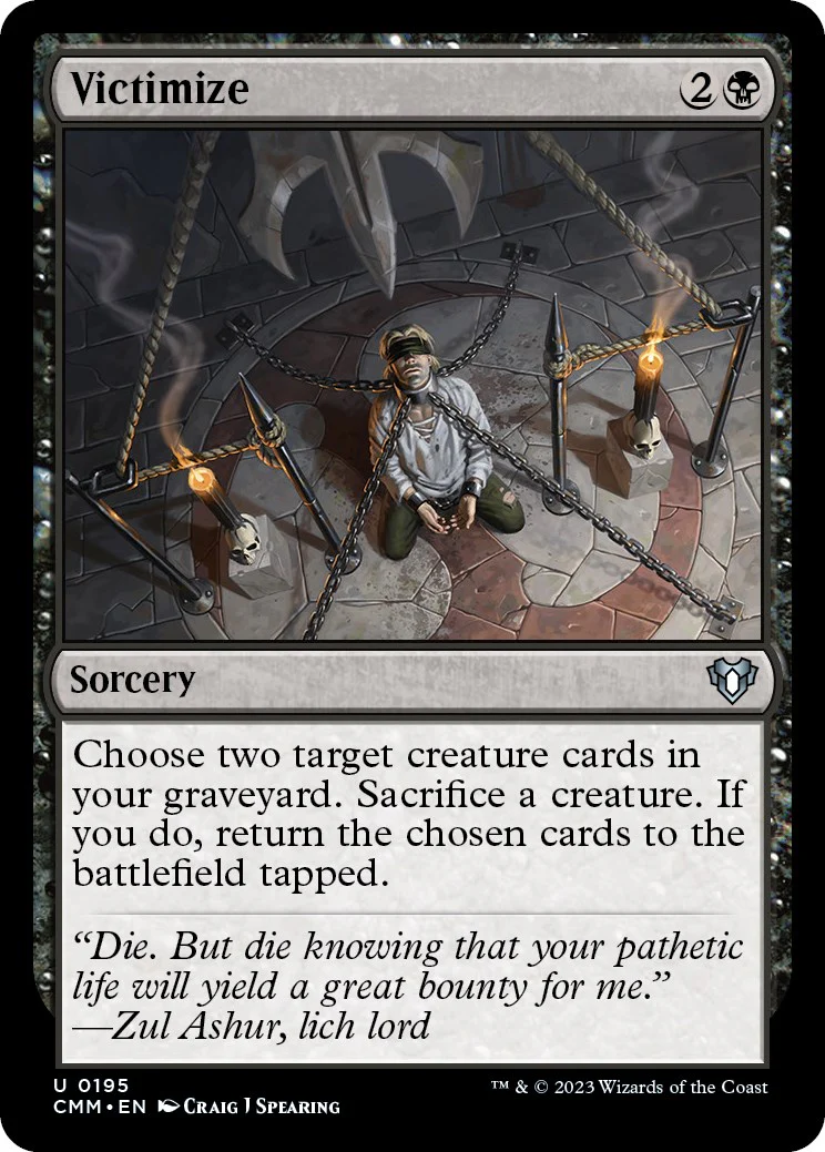 Victimize - 195 - (Commander Masters)