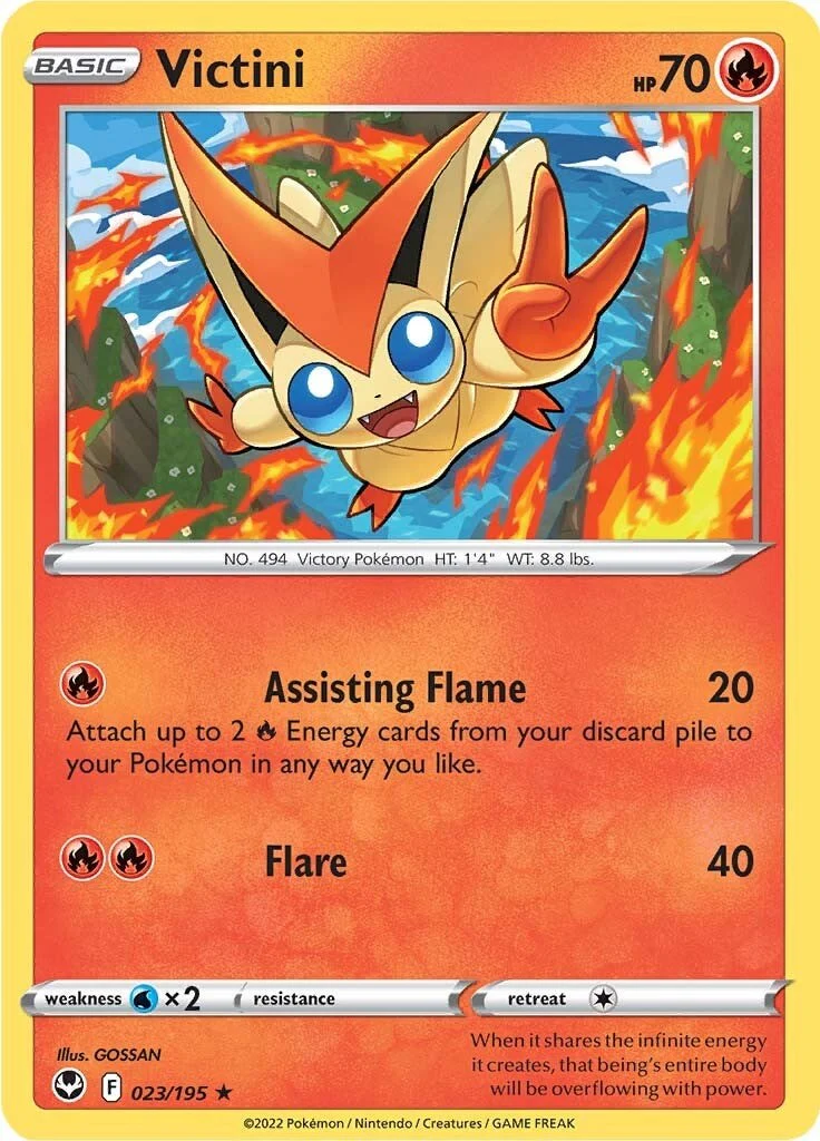 Victini - 023/195 - (SWSH12: Silver Tempest)