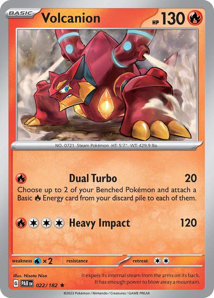 Volcanion - 022/182 - (SV04: Paradox Rift)
