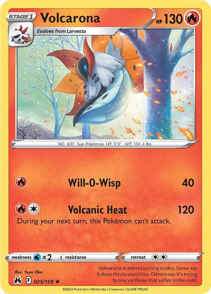 Volcarona - 025/159 - (SWSH: Crown Zenith)