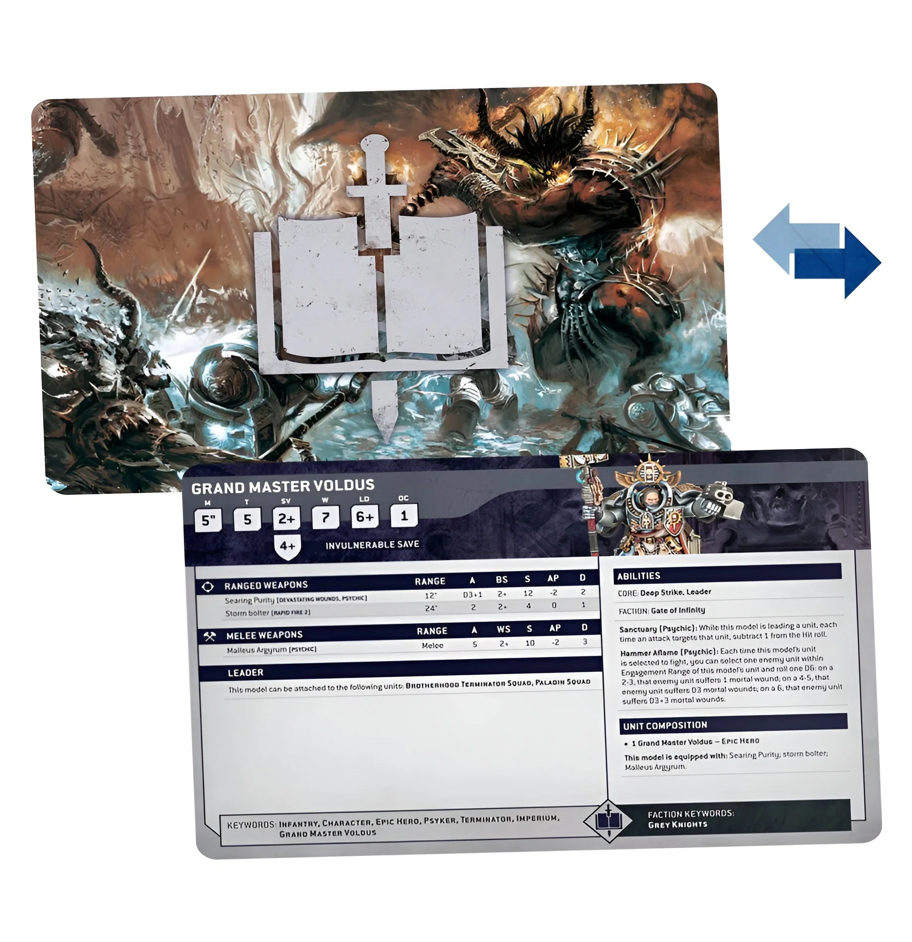 Warhammer 40K: Datasheet Cards: Grey Knights - Image 2