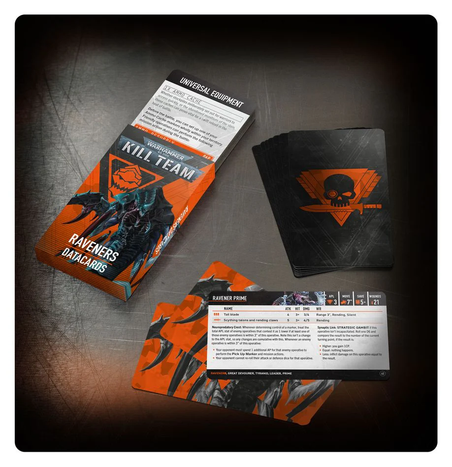 Warhammer 40k: Kill Team: Raveners – Datacards - Image 3