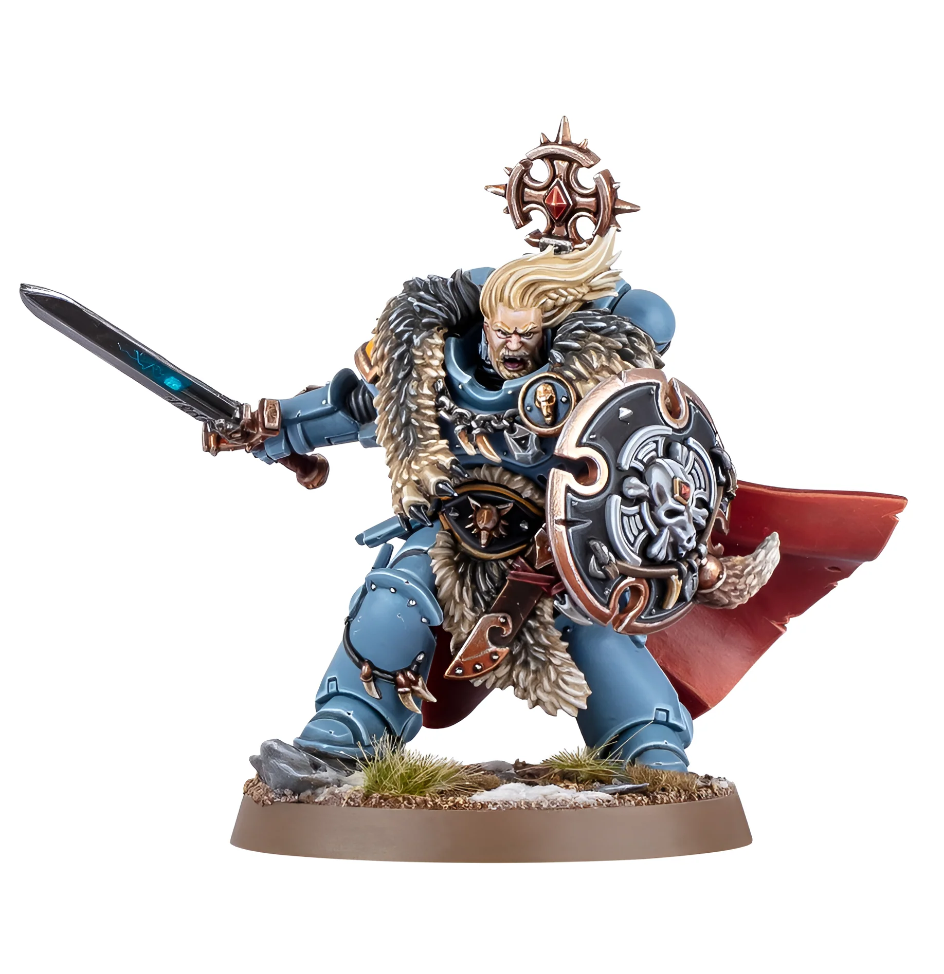 Warhammer 40K: Space Wolves - Wolf Guard Battle Leader - Image 4