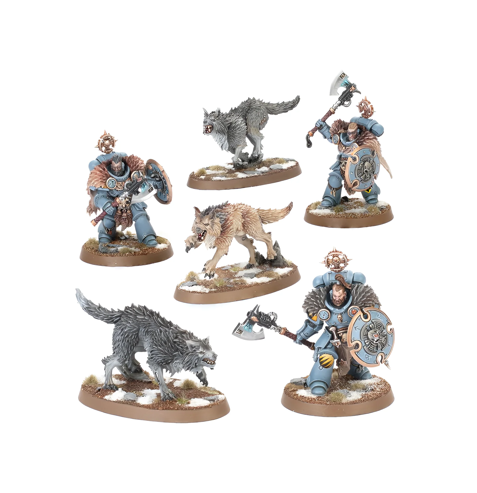 Warhammer 40K: Space Wolves - Wolf Guard Headtakers - Image 2