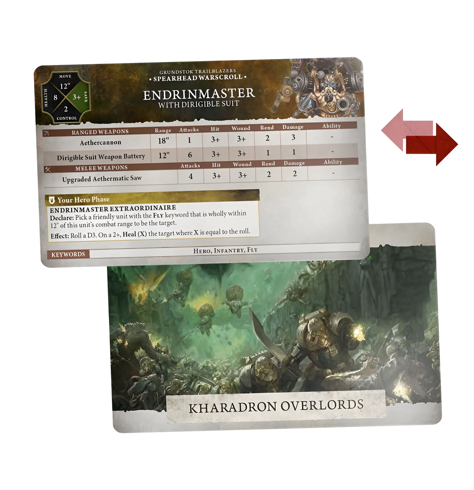 Warhammer Age of Sigmar: Warscroll Cards - Kharadron Overlords - Image 2