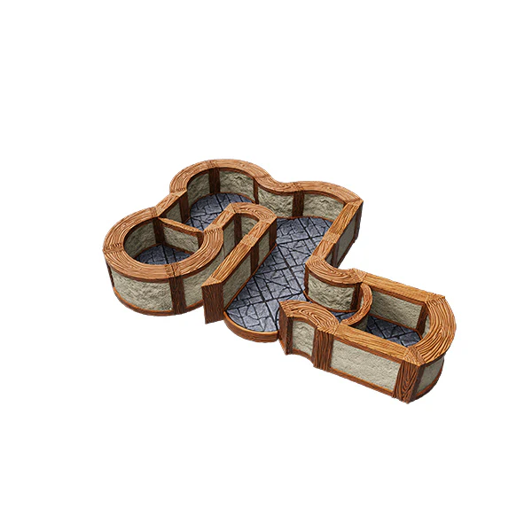 WarLock Tiles: Town & Village - 1" Angles & Curves Expansion - Image 2