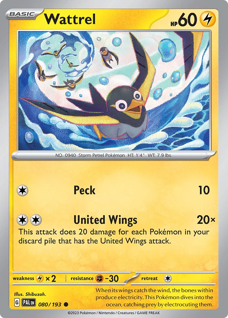Wattrel - 080/193 - 080/193 - (SV02: Paldea Evolved)
