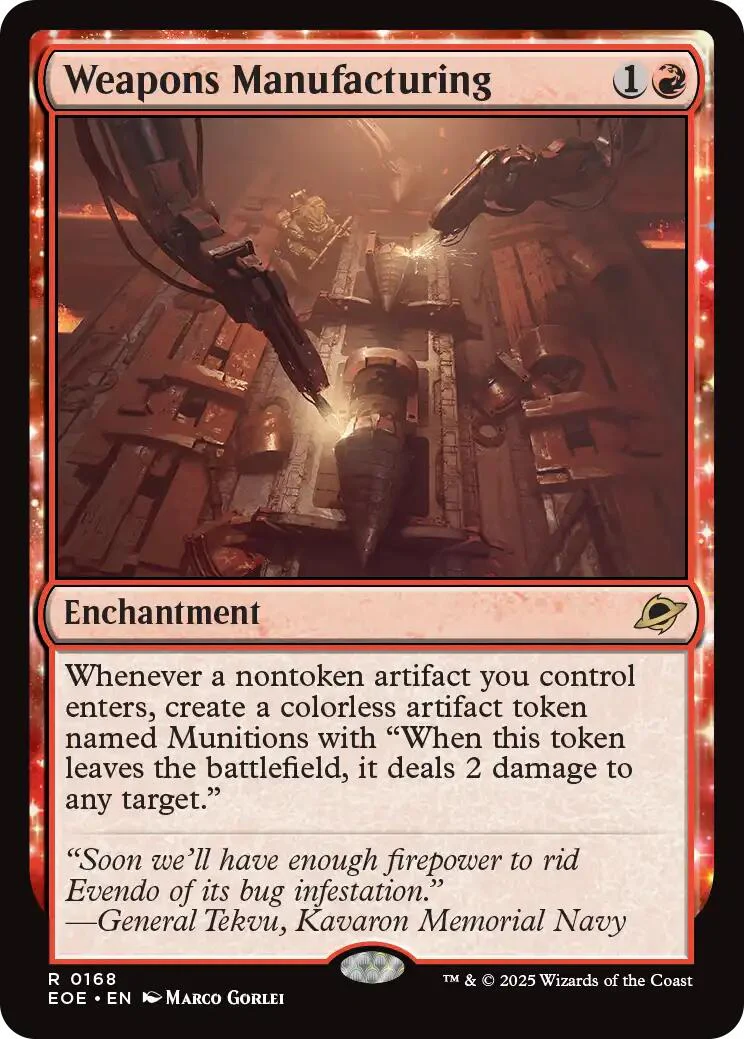 Weapons Manufacturing - 168 - (Edge of Eternities)