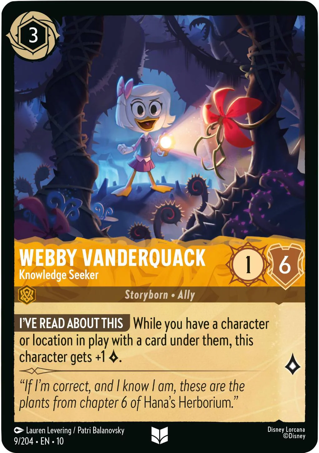 Webby Vanderquack - Knowledge Seeker - 9/204