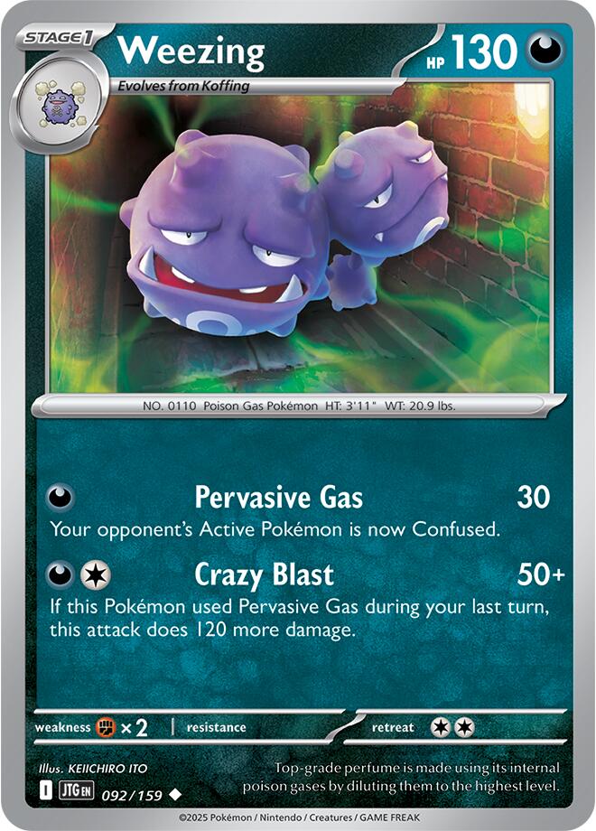 Weezing - 092/159 - (SV09: Journey Together)
