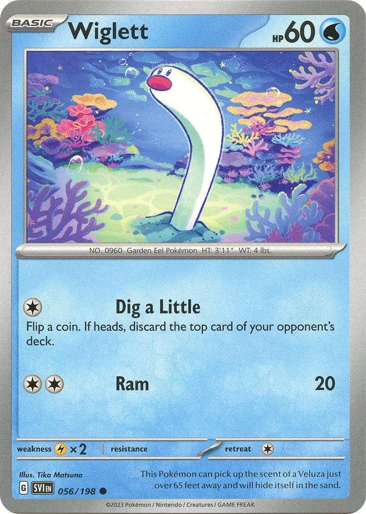 Wiglett - 056/198 - 056/198 - (SV01: Scarlet & Violet Base Set)