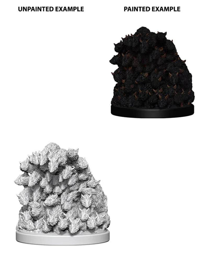 WizKids Deep Cuts Unpainted Miniatures: W04 Swarm of Rats - Image 2