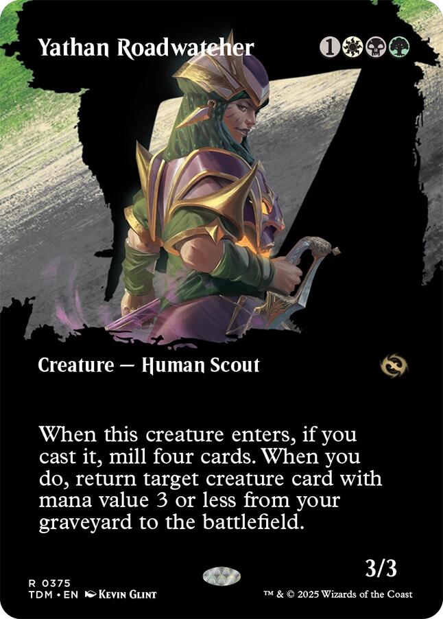Yathan Roadwatcher (Borderless) - 375 - (Tarkir: Dragonstorm)