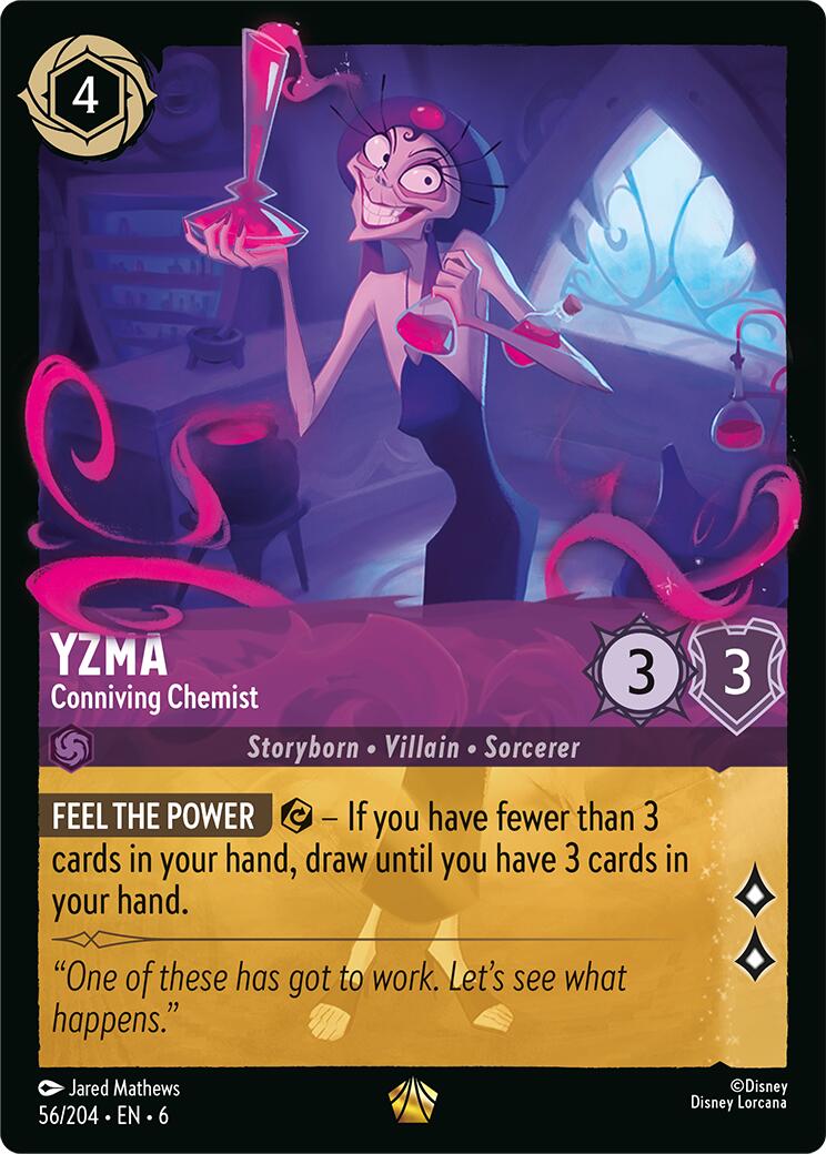 Yzma - Conniving Chemist - 56/204 - (Azurite Sea)