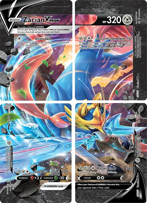 Zacian V-UNION [Set of 4] - 4 - (SWSH: Sword & Shield Promo Cards)