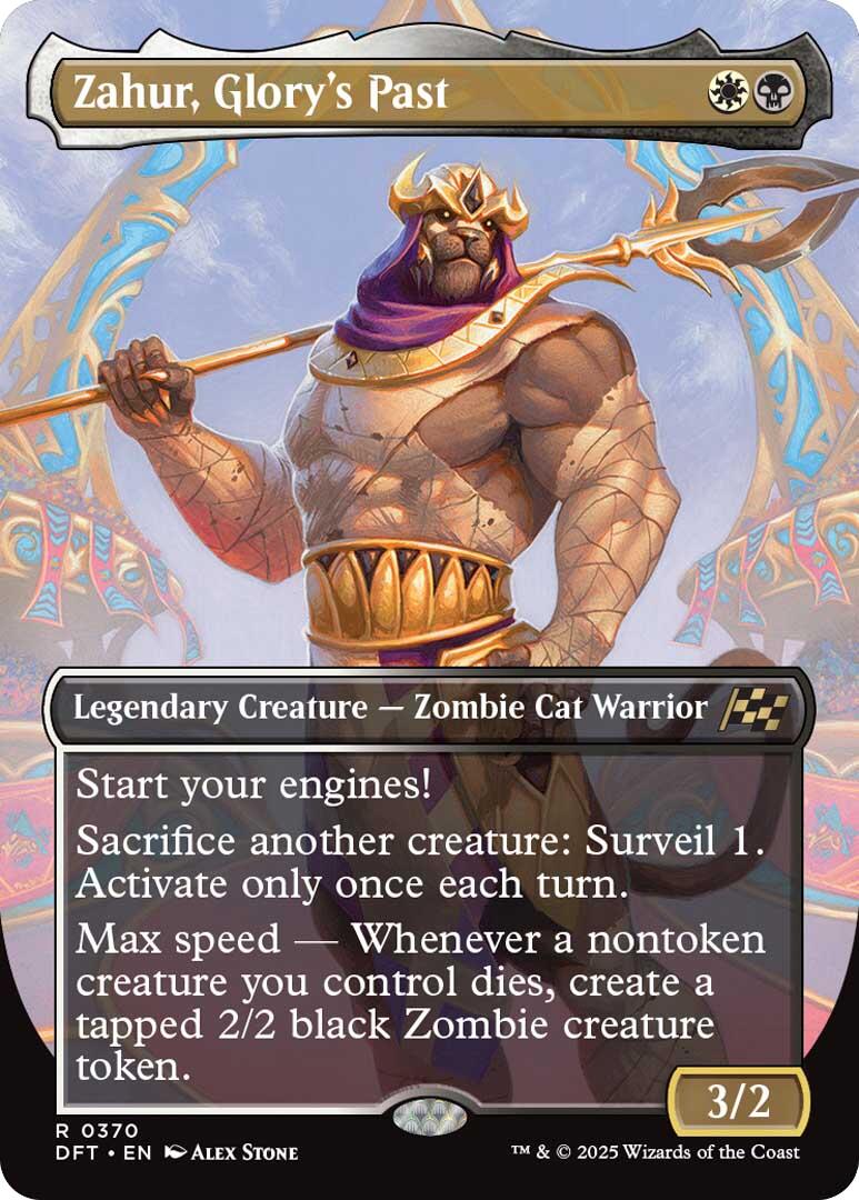 Zahur, Glory's Past (Borderless) - 370 - (Aetherdrift)