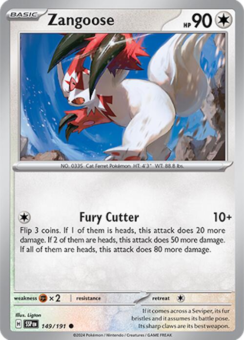 Zangoose - 149/191 - (SV08: Surging Sparks)