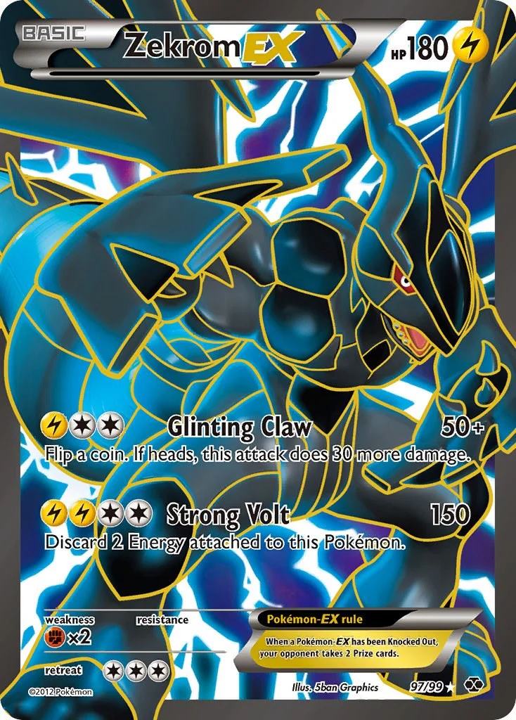 Zekrom EX (97 Full Art) - 97/99 - (Next Destinies)