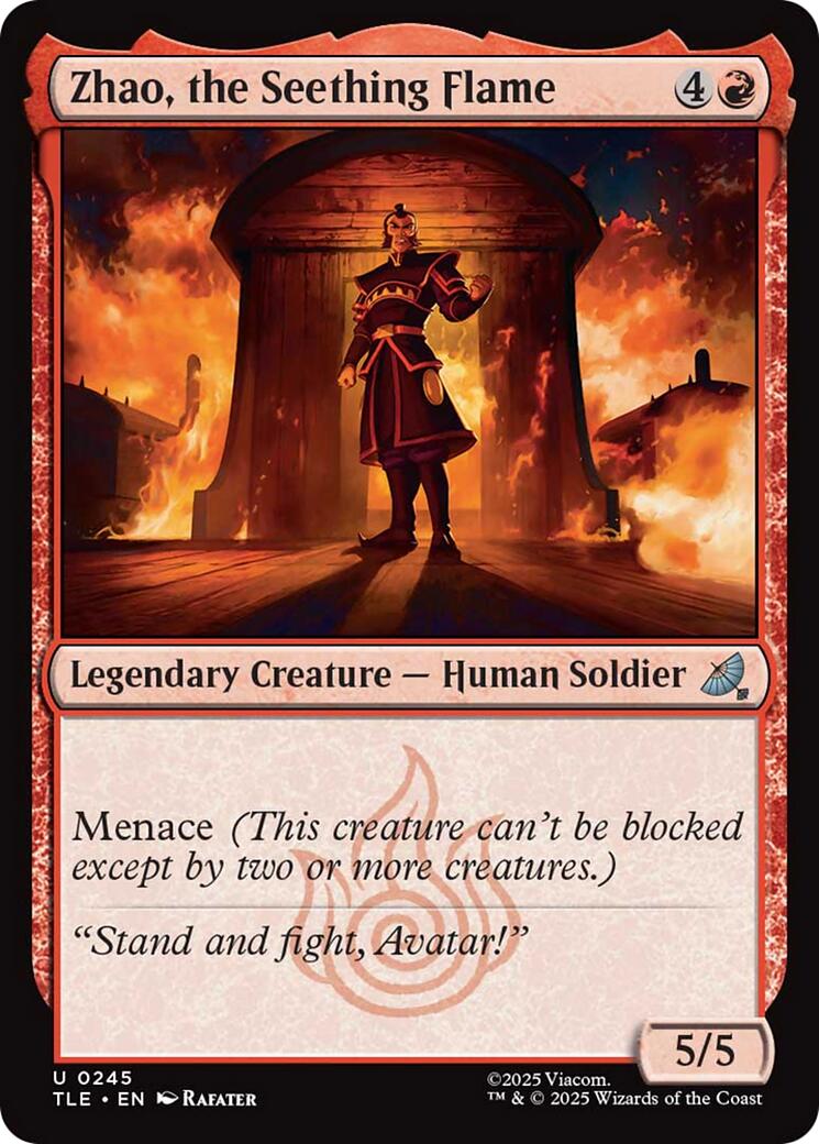 Zhao, the Seething Flame (0245) [TLE - 245]