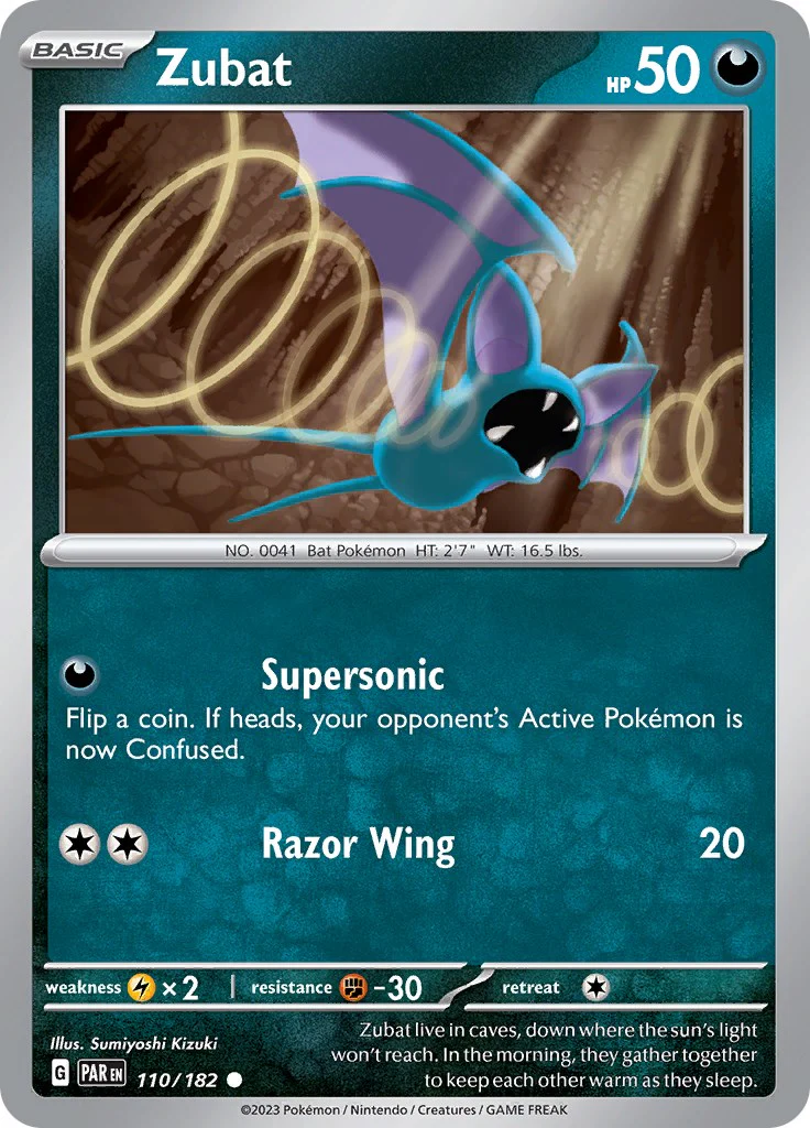 Zubat - 110/182 - (SV04: Paradox Rift)